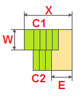 محاسبه پله های فلزی با یک چرخش 180 درجه و مراحل در حمایت