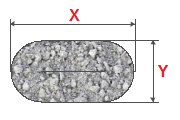 Kalkulator av knust stein, grus, sand, beregning av størrelsen på haugen