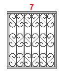 Calcolo delle barre di metallo alle finestre